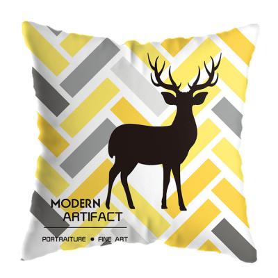 China Anti-Static professional manufacture customized pp cotton printed cushion pillow cover for sale