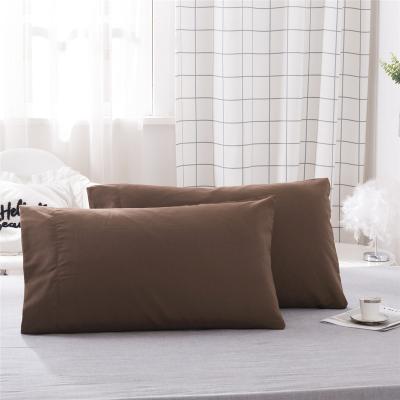 China Anti-Static Customize the pure color pillowcases wholesale single satin pillowcase for sale