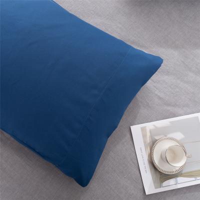 China Anti-Static Simple solid color plain cotton fabric cool pillowcase multi-color optional for sale