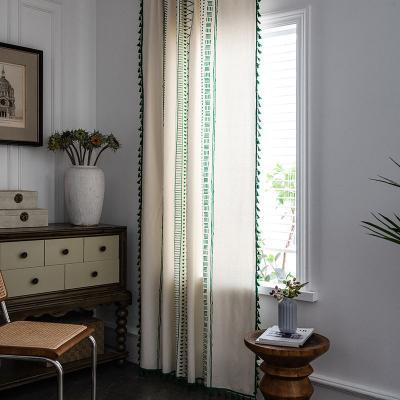 China Flame Retardant Curtain Panels Voile Textured Soft and Lightweight Sheer Curtains For Living Room for sale