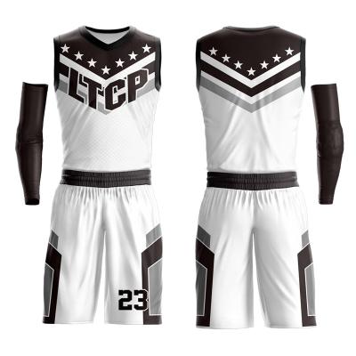 China OEM Digital Breathable Sublimation Printing Custom Design Your Team Breathable Basketball Jersey for sale