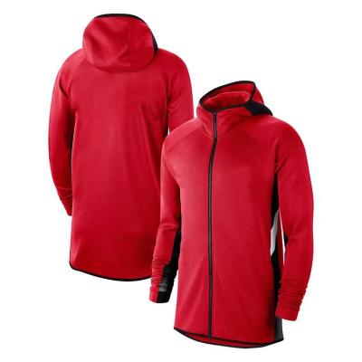 China Breathable Factory Direct Long Sleeve Tracksuit Full Zip Red Jacket Hoodies for sale