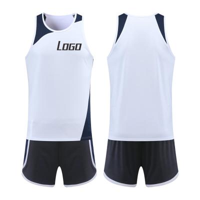 China Quick-Drying Marathon Wholesale Sleeveless Tank Top White Athletics Clothing for sale