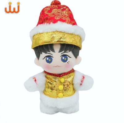 China Cheap changeable clothing sample stuffed Toy Manufacturer Cute Baby Plush cartoon doll girl kpop idol dolls tangzhuang clothes doll for sale