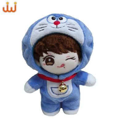 China Mink Toys Custom 3D Variable Face Plush Dolls Junwo Infant Dress Up Doll Toys KPOP Dolls Idol Educational Making Toy for sale