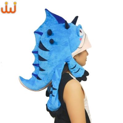 China JOINT Popular Animal Penguin Jester Hats Party Plush Toy For Party Use Dinosaur Cosplay Hat for sale