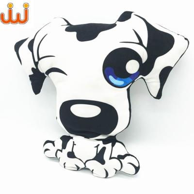 China Car Seat Plush Dog Cushion Cushion Stuffed Animal Toys For Children Printed Model Pillow Stuffed Toy for sale