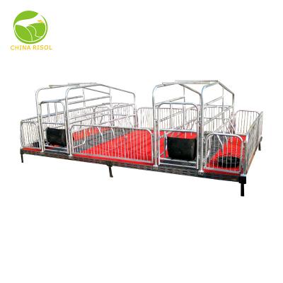 China Durable Hot Galvanized Hog Fence Cage Hog Equipment Farrowing Crate for sale