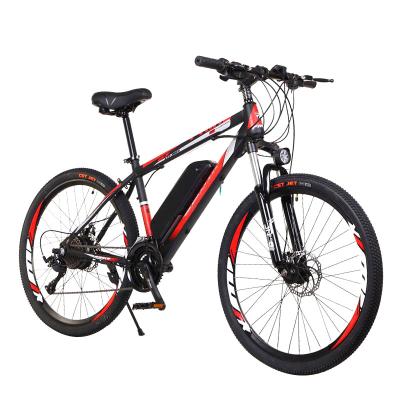 China Hot Sale 26inch 27Speed ​​Aluminum Alloy Bicycle FRIKE Electric Bike Biciclett Elettr Ebike Adult Powerful Electric Bicycle for sale