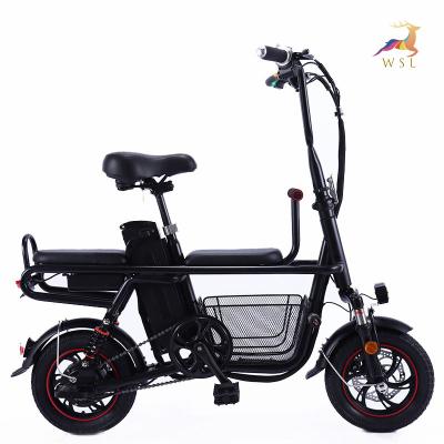 China BMX Easy Electric Bike Ebike Bicicleta Electrica 12 Inch Road Bike Bicicleta Electrica Electric Bike 48v 350w Battery Ebike Hub Motor BMX Road Electric Bike For Sale for sale