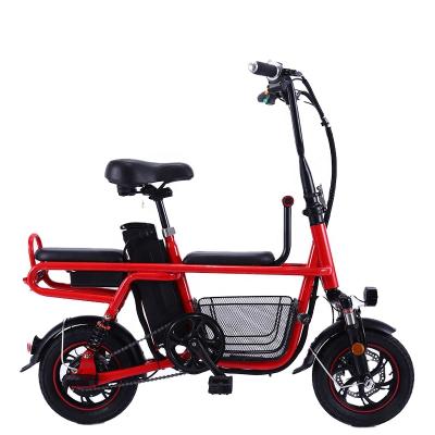 China Ebike Bicicleta Electrica Factory Parent Child Ebike Three Seat BMX Electric Bike Road Bike 48V 16AH Electric Retro Easy Electric Lithium Battery Wholesale Purchase for sale