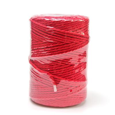 China Wholesale Multicolor Natural 100% Combed Cotton Rope Macrame Anti-pilling Rope For DIY Hand Knitted Handbags Macrame Yarn Tapestry for sale