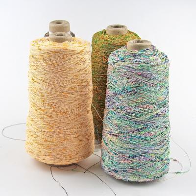 China Best Selling Ukraine 100% Polyester Novelty Yarn Product Dyed Colorful Neppy Knot Yarn Knitting Yarn All In Stock for sale