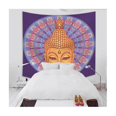 China Simple New Design Custom Printed Indian Mandala Wall Hanging Big Chakra Tapestry for sale