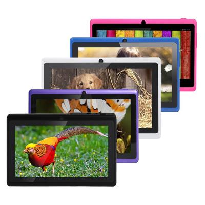 China Kids 7inch Tablet PC Android 6.0 Quad IPS 1024x600 Allwinner A33 Korea 1GB RAM 8GB ROM For Game Learning Tablet Q88 for sale