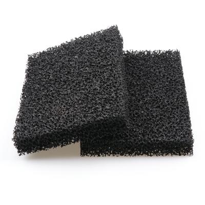 China Building Material Shop China Activated Carbon Filter Foam Cell Filter Open Foam With Carbon For Conditioner Equipment for sale