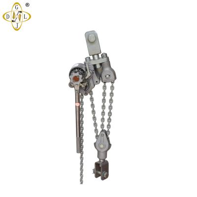 China Building Material Shops Aluminum Lever 4Tons Sparking Non Manual Chain Hoist , Small Chain Hoist for sale