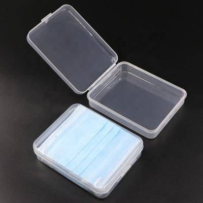 China Recycled Materials Mask Storage CASE Boxes Small Foldable Maskes Stand Square Masking Case for sale