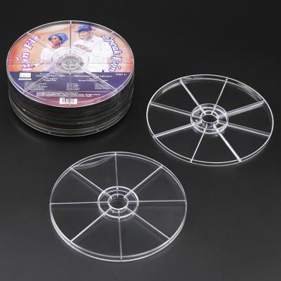 China Wholesale Price Hot Selling PP Plastic Transparent Media White CD Disc Box CD-R Case CD Packaging Cake Box Big for sale