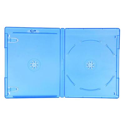 China Wholesale 14mm Blu-ray Carry Storage Case WEISHENG DVD Dvd Case Bluray Ray Case Blue DOUBLE PP Case Blu-ray Case for sale