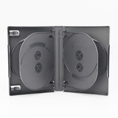 China 27mm Eco-friendly DVD 6 disc gta5 CD/DVD disc crate 27mm DVD disc memory packaging boxes plastic boxes for sale