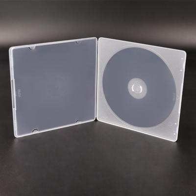 China WEISHENG Manufacturer 5mm CD/DVD PP Recyclable Standard Clear Storage Case Plastic Simple Jewelry Boxes for sale