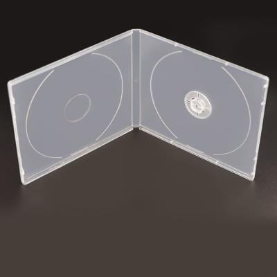 China Recyclable High Quality Cheap Transparent Jewelery Box PP Plastic Single Price DVD Case 10mm for sale