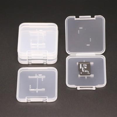 China ENGLAND NAME Plastic Multi SDHC SDXC Media Card Holder CF Card Holder Memory SD Game Card Box Case for sale