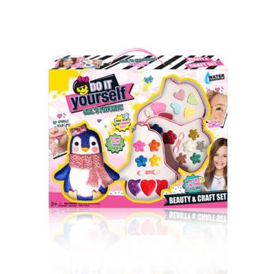 China Other Xinmei Toys 2022 Custom Pretend Play Make Up Toy Portable Cosmetics Bag Safe Kid Lipsticks Girl Makeup Polish Toys for sale