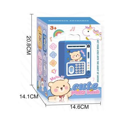 China Save Money Bank Xinmei Toys Piggy Bank Toy Fingerprint High Quality Children's Toy Mini Password Money Box Mini Atmosphere Mode and Face Mode and Music and Story for sale