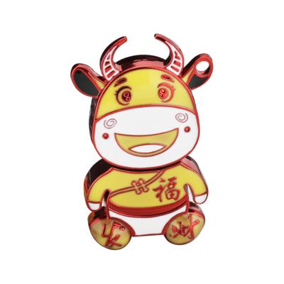 China Promotion Metal Promotion Metal Cute Animal Red Ox USB Drive 16gb 32gb Flash Drive USB Sticks for sale