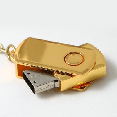 China 16 GB Mini Pen USB Metal Metal Flash Drive 2.0 Encrypted Pivot USB Flash Drive Mini for sale