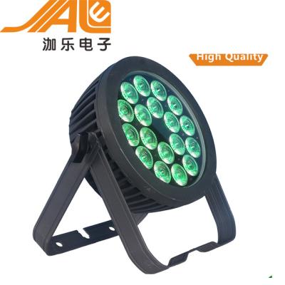 China Hot Selling Flat Stage 18*18W RGBWA+UV 6IN1 LED Par Light for sale