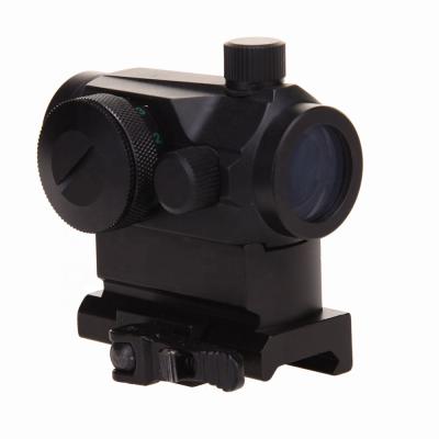 China New Mini Green 1X24 Reflex And Red Dot Sight With QD Quick Riser Mount Quick Detach Red Dot Sight For Hunting Airsoft for sale