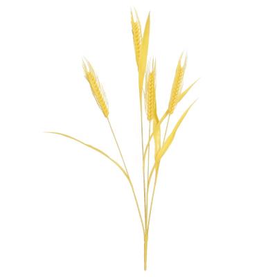 China New Durable Artificial Plastic Wheat Flower Bouquet DIY Craft Wheat Bouquets For Table Centerpiece for sale