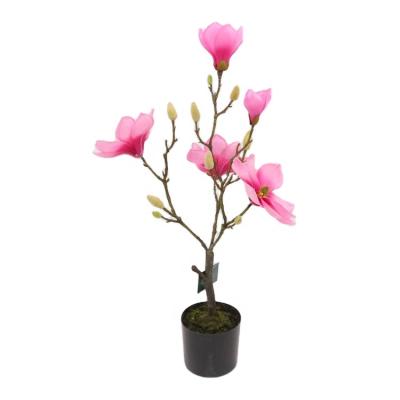 China Indoor Decoration Magnolia Blossom Tree Artificial Magnolia Blossom Tree For Landscaping Park Decoration for sale