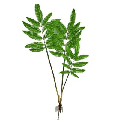 China Fern Leaf Greenery Decorative Plastic Faux Persian Artificial Green Decoration Simulated Persian Grass Leaves for sale