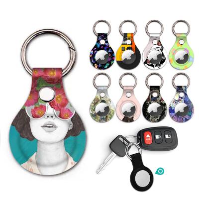 China Popular Portable Anti-Lost Airtag Anti-Fall Protect Key Chain Case Customized Holder Locator Tracker Buckle Airtag Case for sale