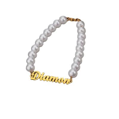 China Romantic Custom Necklaces Personalized Pearl Style Personality Men's Hip-Hop Jewelry for sale