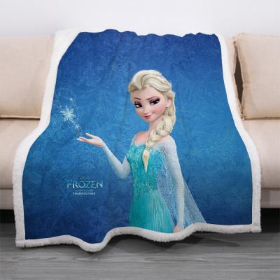 China New Design Anti-Pull Soft And Queen Size Flannel Warm Fleece Blanket Custom Logo for sale