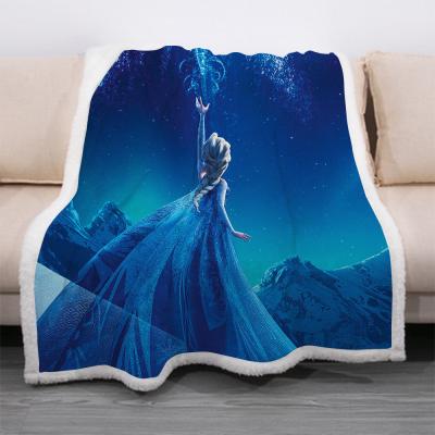 China Anti-Pull Good Quality And Cheap Super Soft And Warm Fluffy Flannel Photo Blankets Custom Made for sale