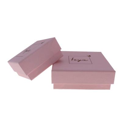 China Handmade Customize Logo Jewelry Gift Packaging Box Gift Box With Lid And Base for sale