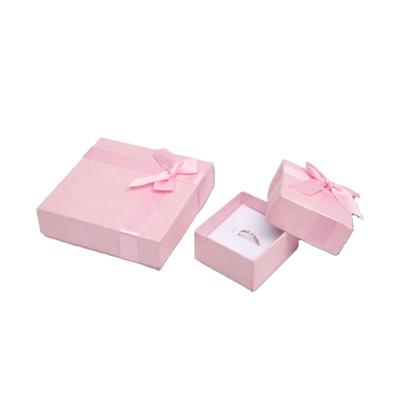 China Jewelry Packaging Custom Logo Cheap Jewelry Box Packaging Paper Gift Box With Lid And Bottom for sale