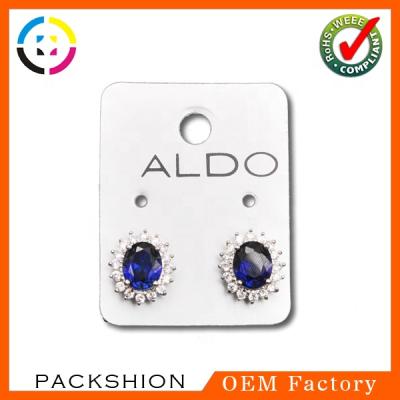 China All Styles You Like Custom Earring Necklace Jewelry Display Cards With Logo Dongguan Price Tags for sale