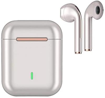 China Latest J18 color black white gold green powerbank comfortable wearing earphone in stock true wireless blue tooth with J18 handle tws earbuds for sale