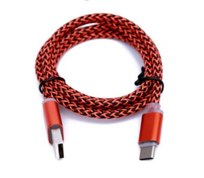 China Metal+nylon hot sale AL metal high quality nylon braided usb cable for iphone braided cable for sale