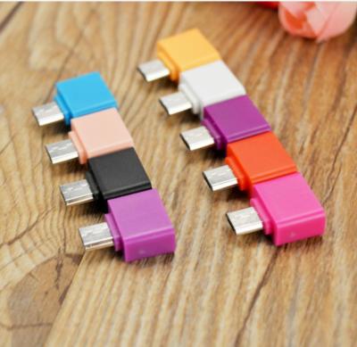 China Factory direct supply cheap hot sale Colorful Micro USB OTG Adapter Converter For Phone Mouse Keyboard for sale