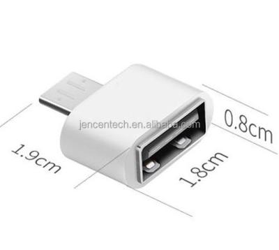 China Hot Selling Mobile Phone USB 2.0 Micro OTG Adapter Converter For Android Phone for sale