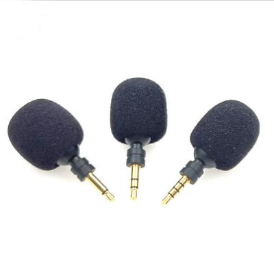 China Mini Portable Microphone Android 3.5mm Mini Mic Microphone Cable Jack For Mobile Phone Laptop Notebook Smart Tabtop for sale