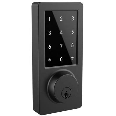 China Modern Zinc Alloy Easy Management Waterproof Main Door Smart Electric Smart Home Lock Zinc Alloy Keyless Rim Door Lock For Apartment for sale